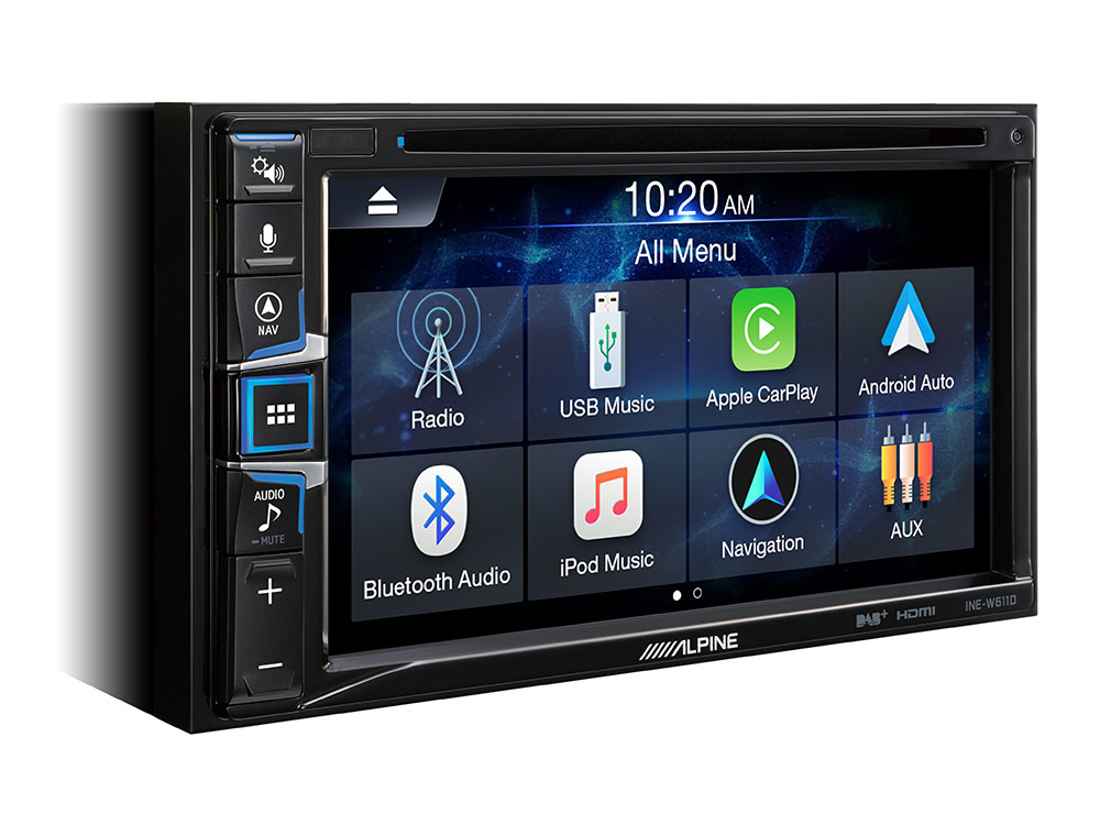 Цифровой медиа-ресивер с Apple CarPlay и Android Auto ALPINE INE-W611D