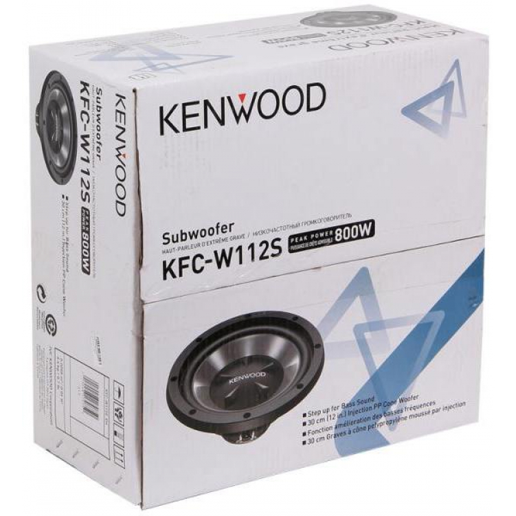 Автомобильный сабвуфер 12” (30 см) KENWOOD KFCW112S