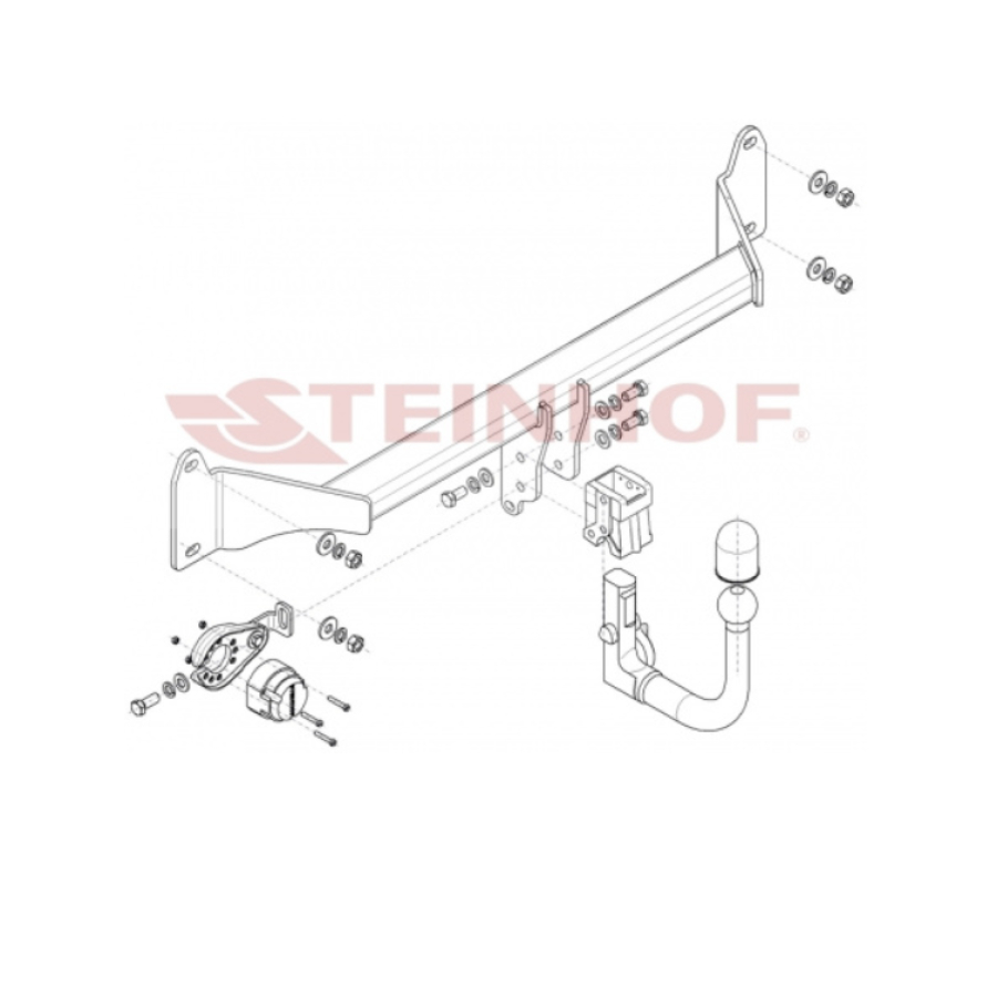 Купить фаркоп bmw 1-series хетчбек 3 двери f21 / 5 дверей f20 2011-2019 - b-073 steinhof по цене  Низкие цены. Большой выбор. Доставка по всей России. Интернет-магазин в Москве. Только положительные отзывы!