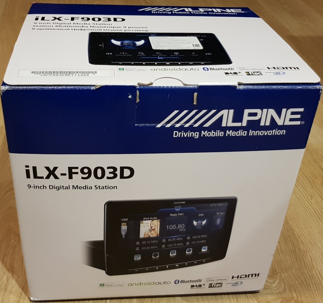 Автомобильный цифровой медиа-ресивер ALPINE iLX-F903D