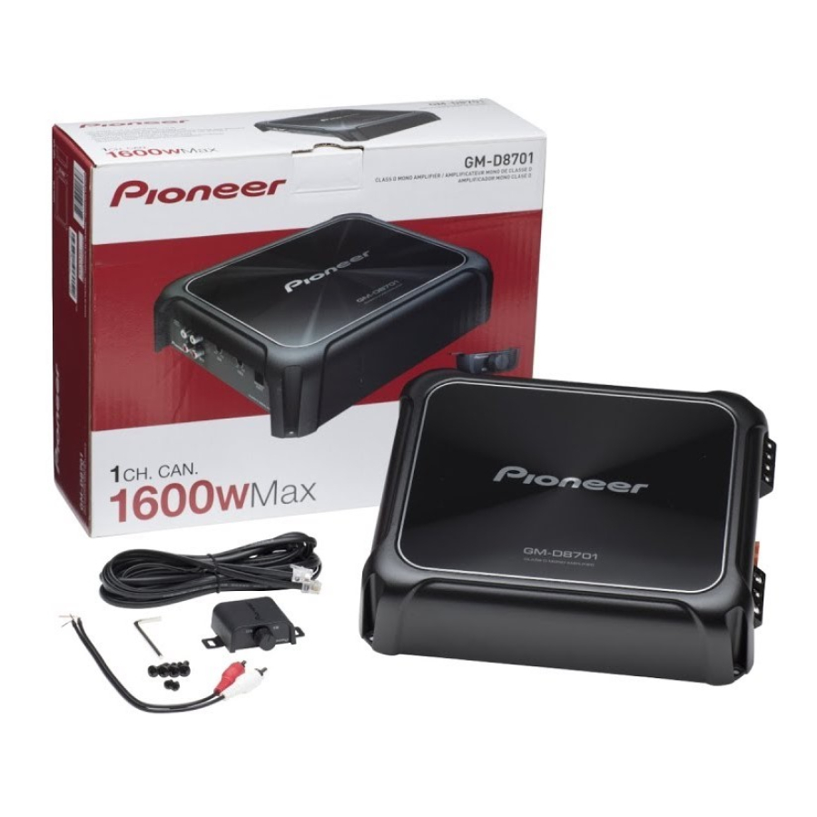Автомобильный 1-канальный усилитель PIONEER GM-D8701