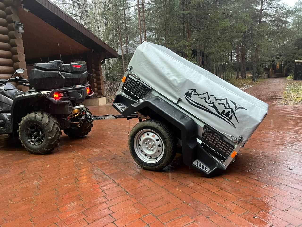 Прицеп для квадроцикла Voyage Вояж Mini 3 для квадроцикла ATV по низкой цене в Москве. Можете купить недорого и в наличии!Доставка по России. Всего 95 000 р.