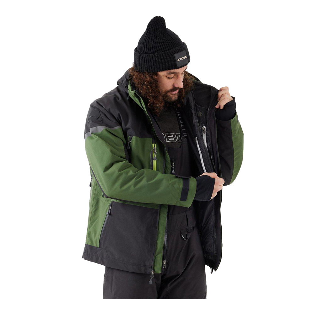 Куртка Tobe Contego 3-в-1 с утеплителем Dark Forest, 2XL