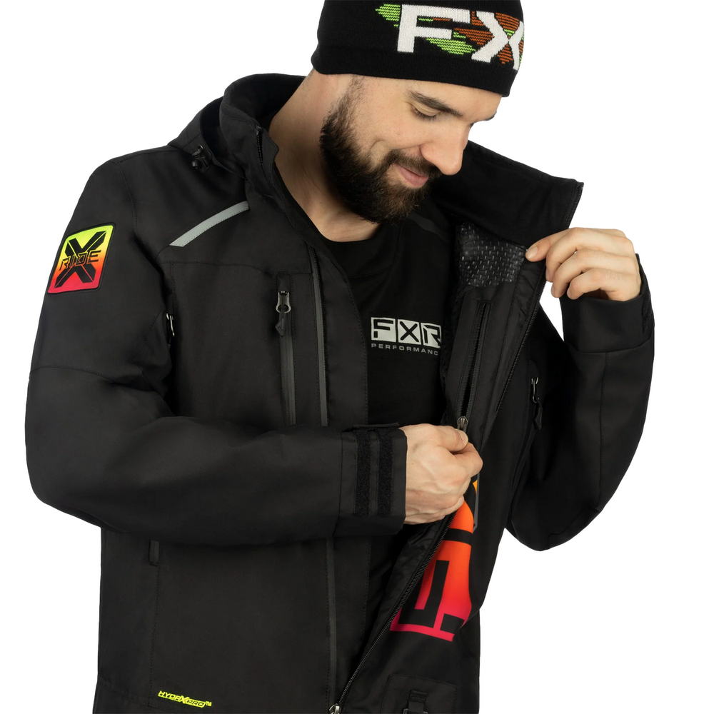 Комбинезон FXR Recruit без утеплителя Black/Sherbert, M