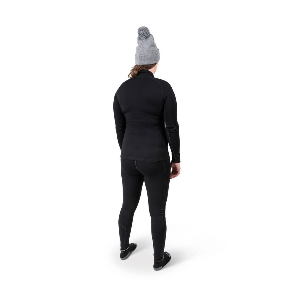 Термокофта 509 FZN Merino 1/4 Black, MD