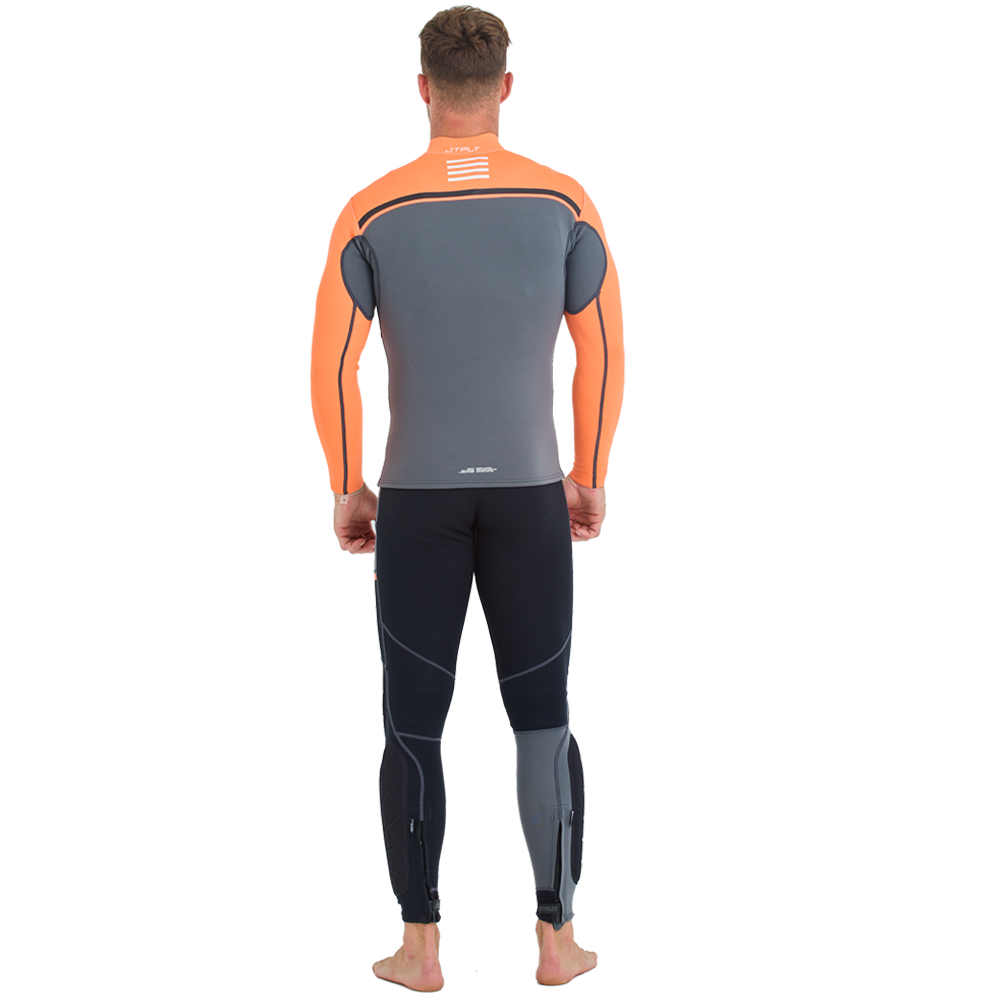 Комплект гидрокостюм и гидрокуртка JetPilot RX Vault Charcoal/Orange, L