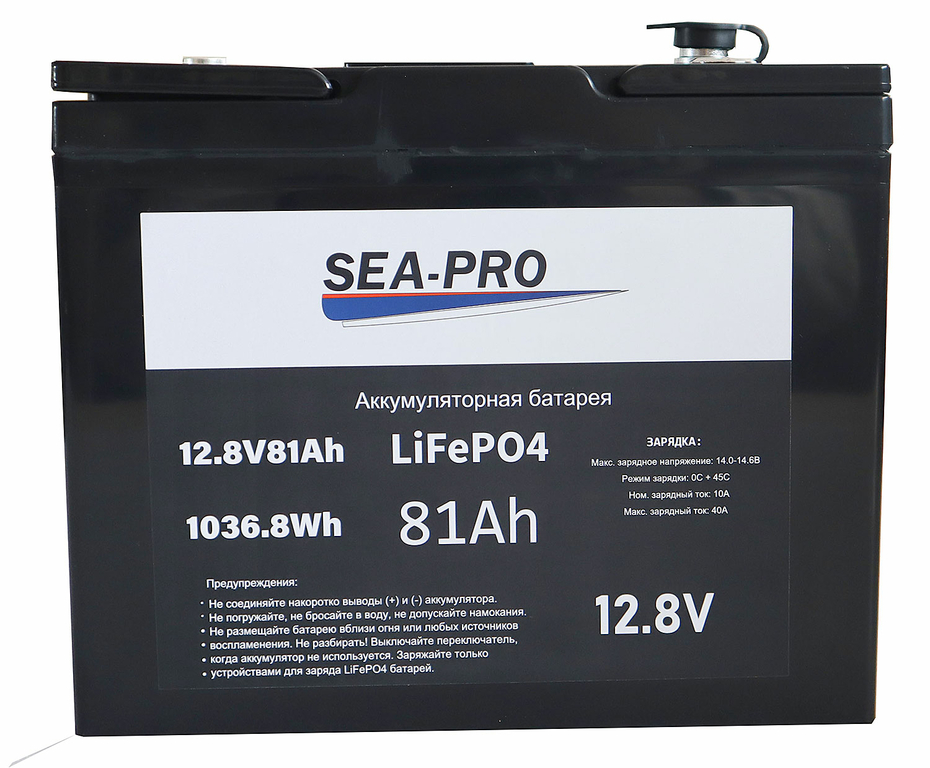 Купить аккумулятор sea-pro 81а/ч 12,8в lifepo4 по цене 39 000 р. Низкие цены. Большой выбор. Доставка по всей России. Интернет-магазин в Москве. Только положительные отзывы!
