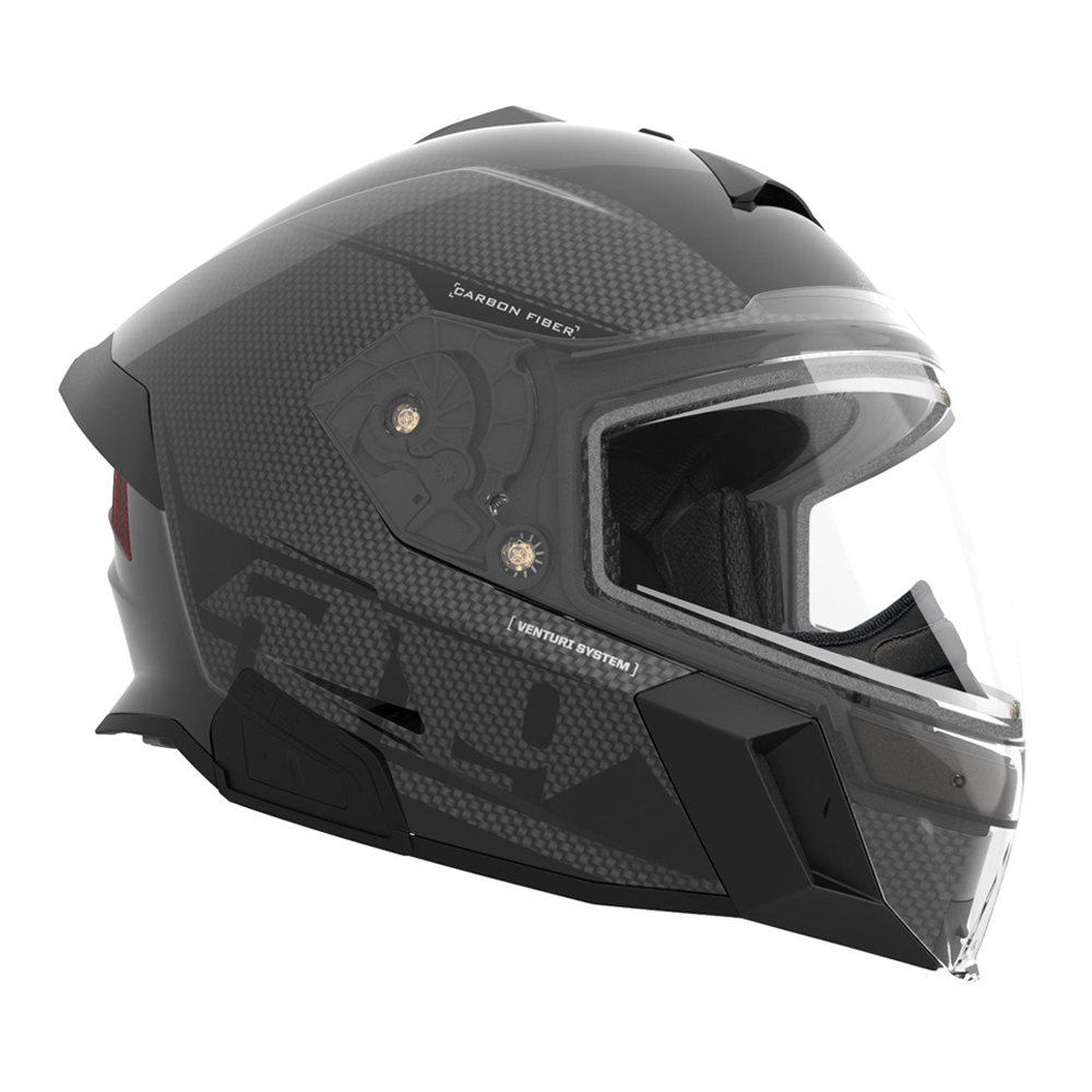 Шлем 509 Delta V Carbon Commander с подогревом Black Ops, XL