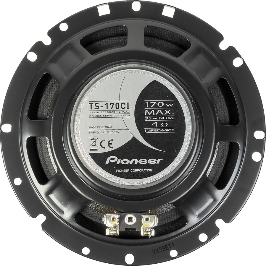 Автомобильная двухполосная компонентная акустика PIONEER TS-170CI