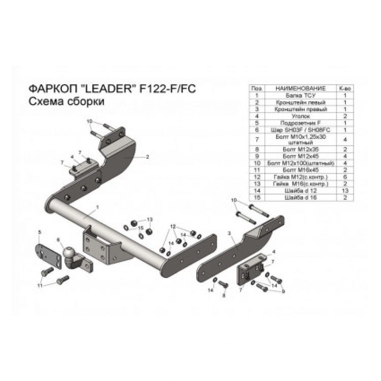Купить фаркоп ford transit 2014- f122-fc лидер-плюс по цене 9 154 р. Низкие цены. Большой выбор. Доставка по всей России. Интернет-магазин в Москве. Только положительные отзывы!