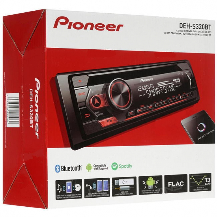 Автомобильный CD-ресивер PIONEER DEH-S320BT