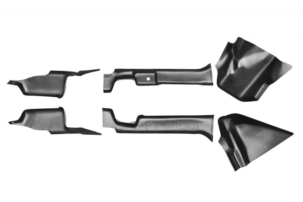 Накладки на ковролин (6 шт) (ABS) Renault Duster 2016-2021, Nissan Terrano 2014-