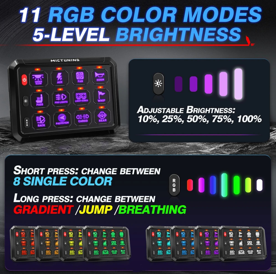Купить панель катера 12 клавиш rgb переключатели алюминий черный по цене 13 100 р. Низкие цены. Большой выбор. Доставка по всей России. Интернет-магазин в Москве. Только положительные отзывы!