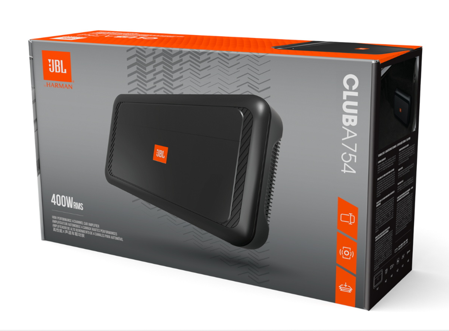Автомобильный 4-канальный усилитель JBL CLUB A754