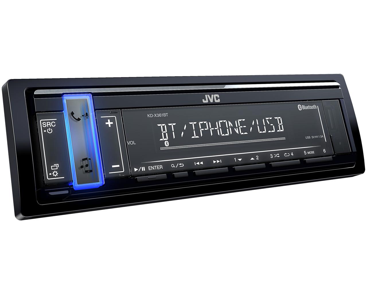 Автомобильный цифровой медиа-ресивер JVC KD-X361BT