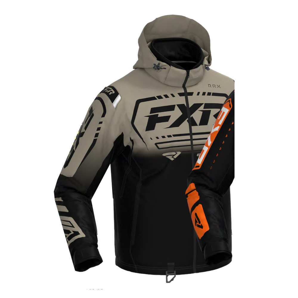 Куртка FXR RRX с утеплителем Black/Stone, 3XL