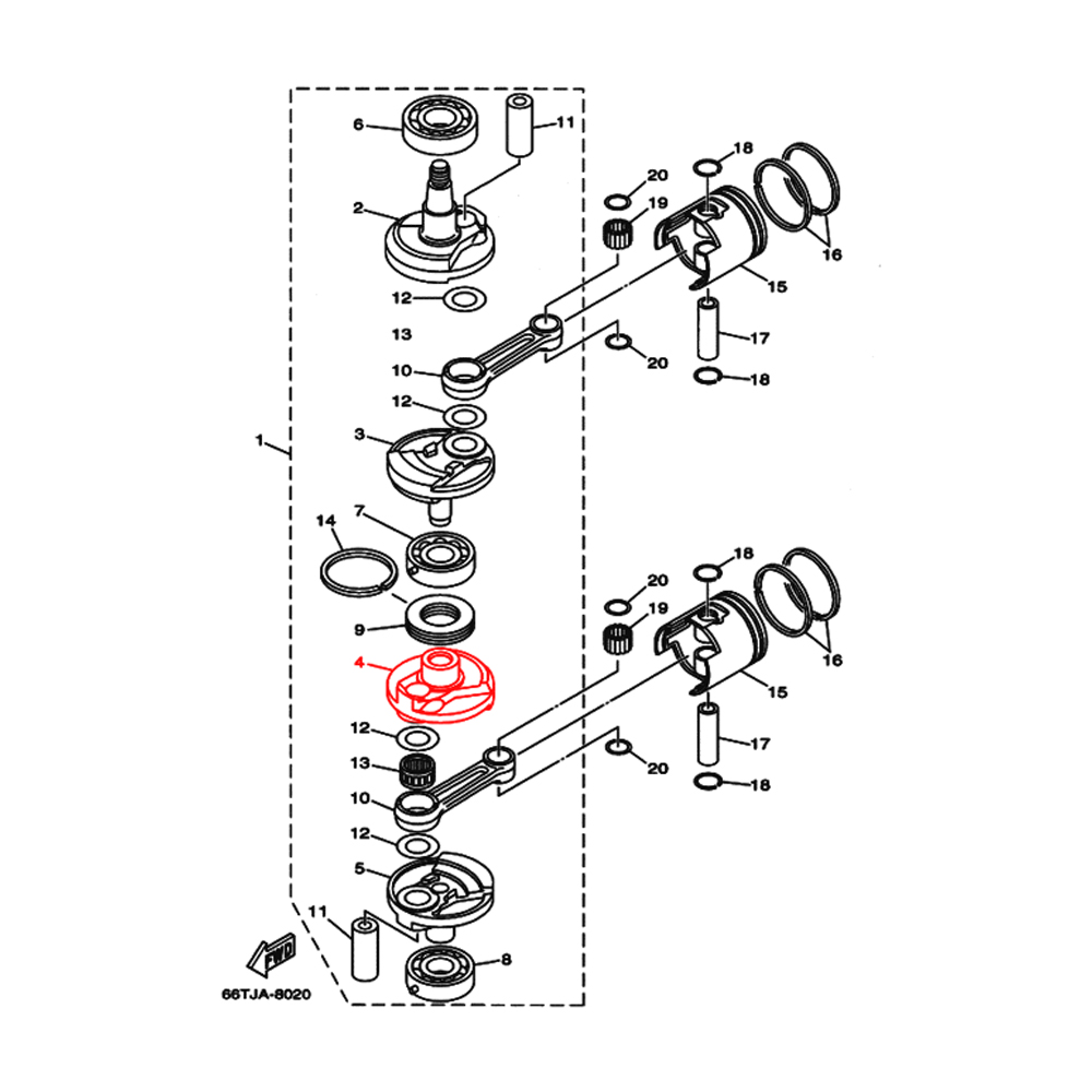 Купить щека (кривошип) коленвала yamaha 40x щека (кривошип) 3 по цене 5 072 р. Низкие цены. Большой выбор. Доставка по всей России. Интернет-магазин в Москве. Только положительные отзывы!
