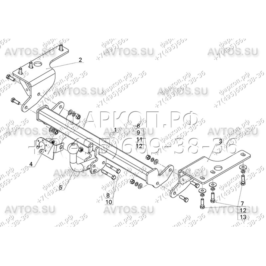 Купить фаркоп toyota corolla седан 2007-2013 - ty 18 avtos по цене 9 442 р. Низкие цены. Большой выбор. Доставка по всей России. Интернет-магазин в Москве. Только положительные отзывы!