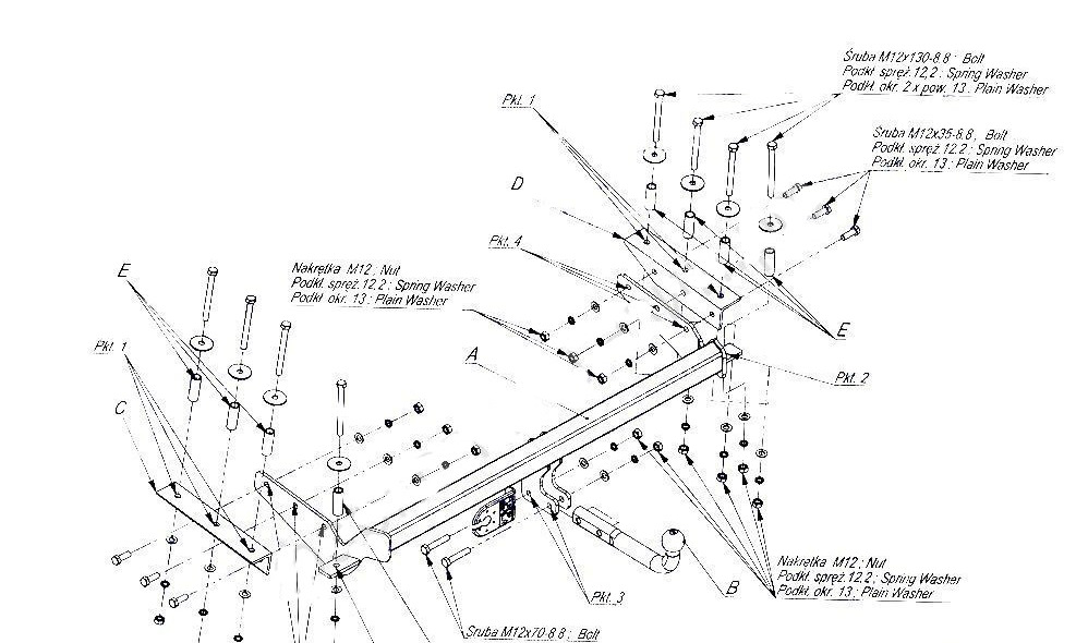 Купить фаркоп toyota previa, estima 1990-2000 - t.010 imiola по цене  Низкие цены. Большой выбор. Доставка по всей России. Интернет-магазин в Москве. Только положительные отзывы!