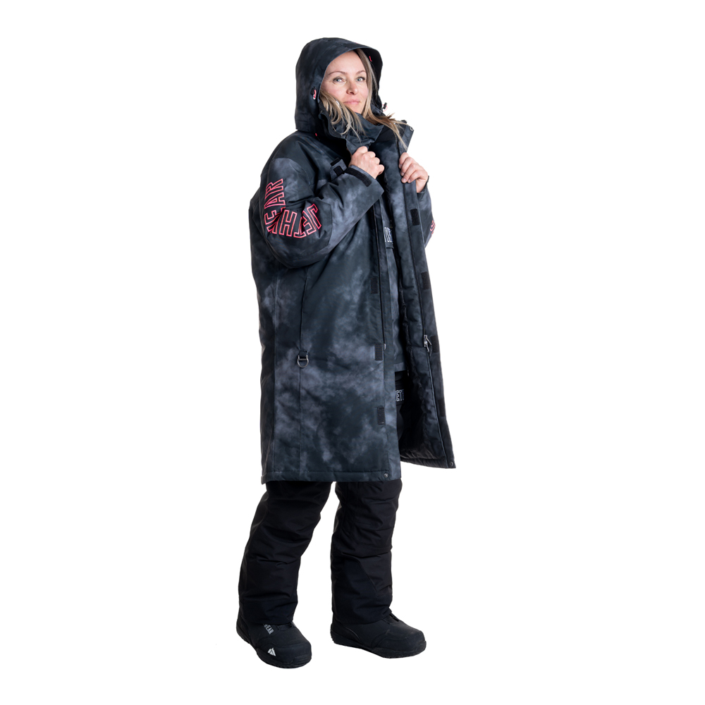 Пальто Jethwear Pit Coat с утеплителем Dark TieDye, S/M