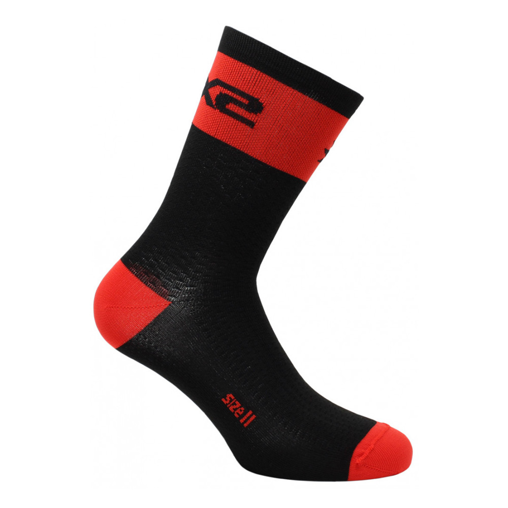 Носки SIXS Logo Black/Red, II, Артикул: SHLG-II-NERO