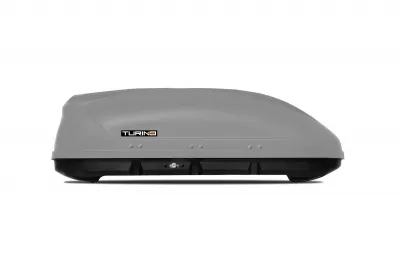 Бокс-багажник на крышу аэродинамический серый Turino Compact 360 л UNI-XX-441401.46