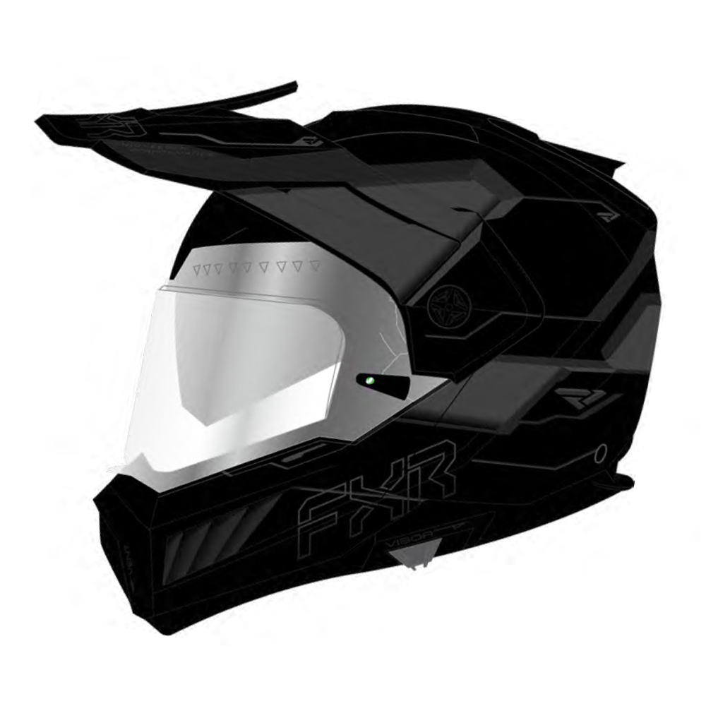 Шлем FXR Maverick X Pro с подогревом Black Ops, L