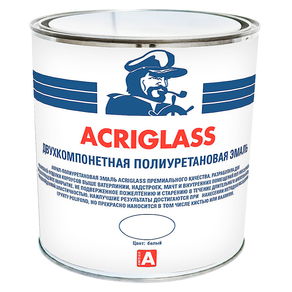 Купить эмаль 2-комп. полиуретановая мореман acrgilass катер лодку белая 3 л по цене 14 990 р. Низкие цены. Большой выбор. Доставка по всей России. Интернет-магазин в Москве. Только положительные отзывы!