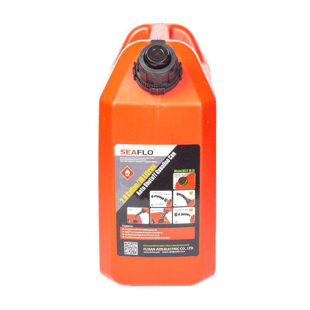 Купить канистра пластиковая для бензина seaflo пластик, 10л по цене 1 726 р.. Низкие цены. Большой выбор. Доставка по всей России.  Интернет-магазин в Москве. Только положительные отзывы!