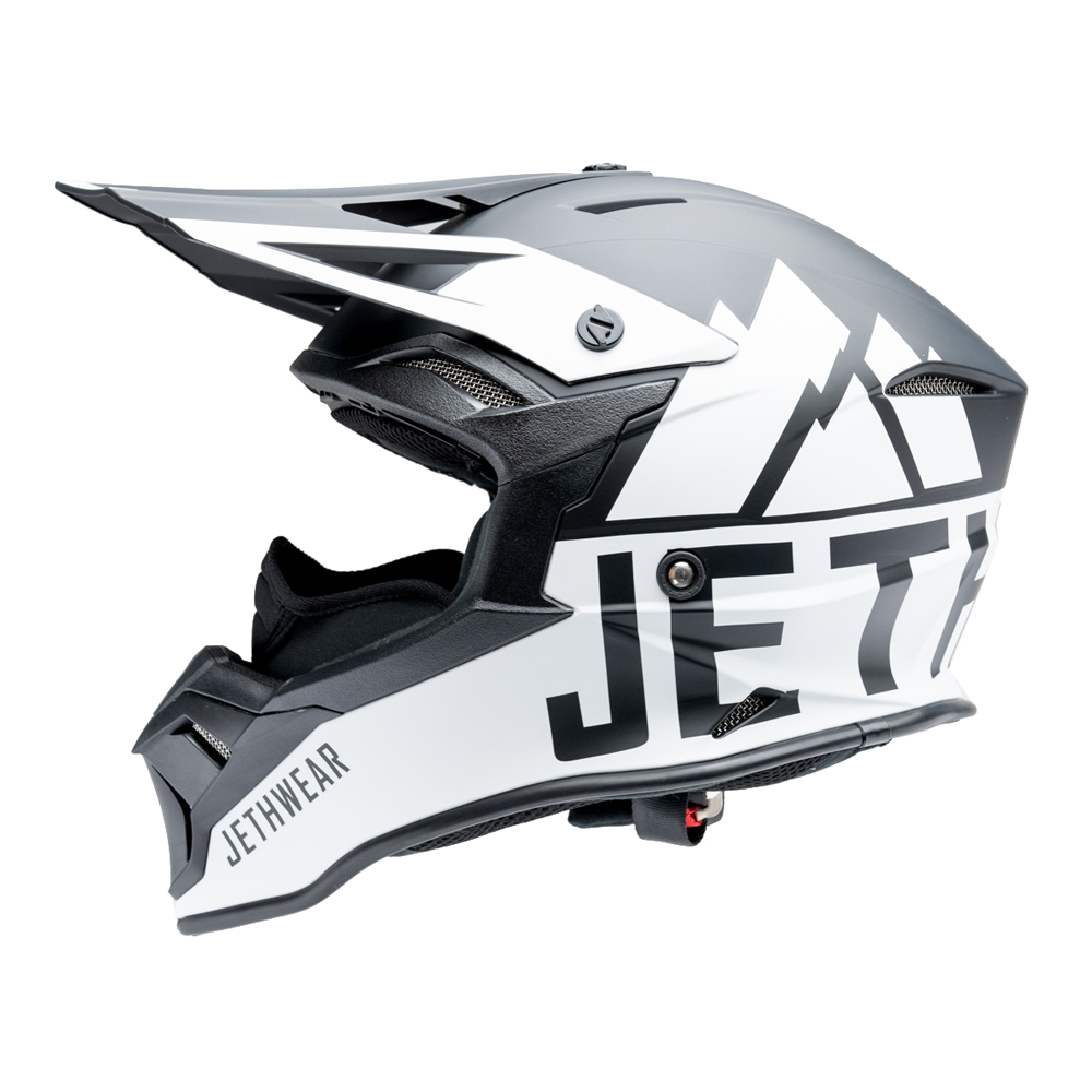 Шлем Jethwear Mile Black/White, L (59-60cm)