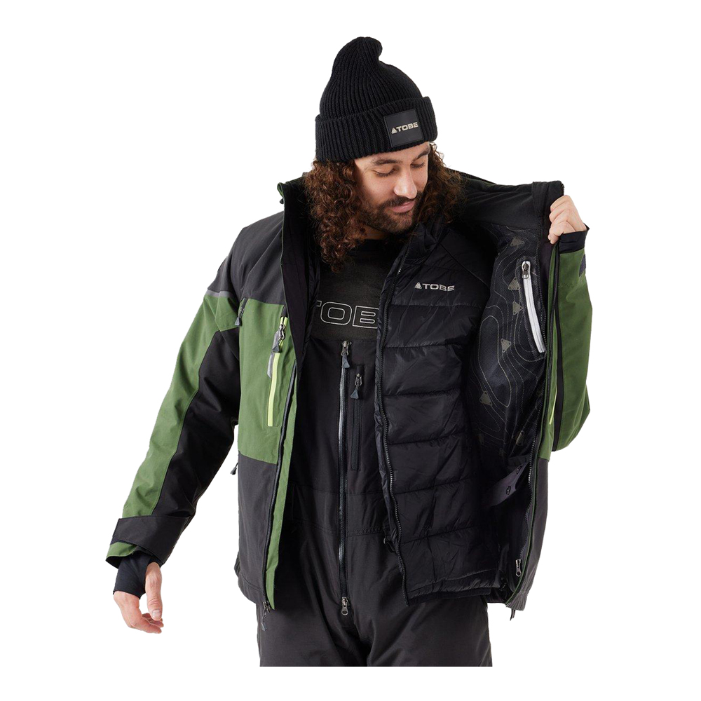 Куртка Tobe Contego 3-в-1 с утеплителем Dark Forest, 2XL