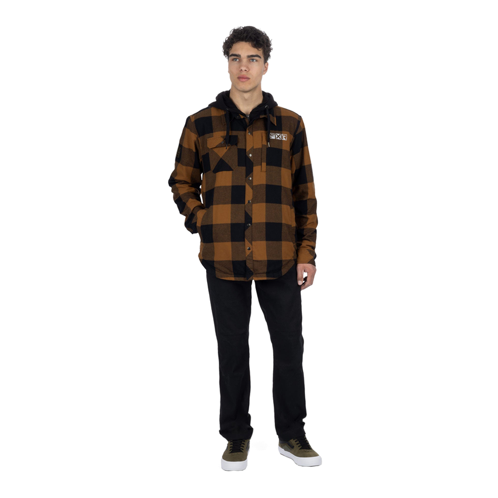 Куртка FXR Timber Flannel с утеплителем Copper/Black, XL