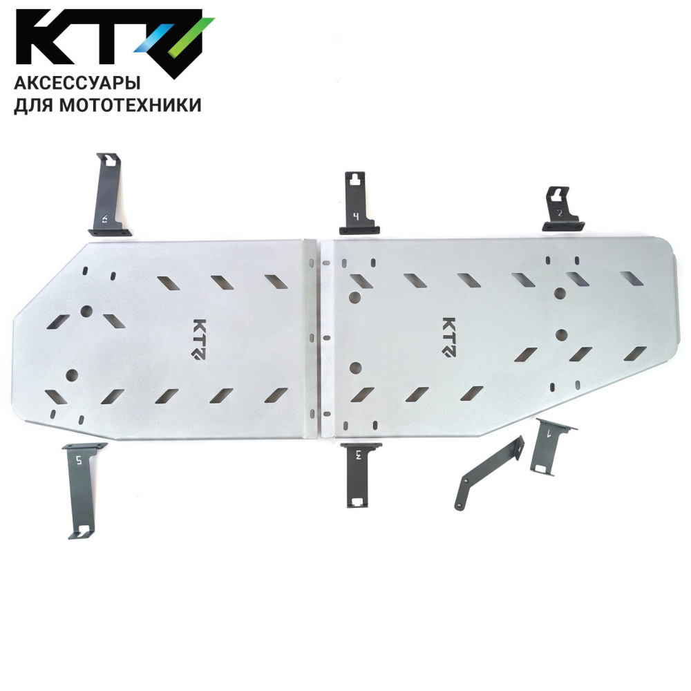 Защита топливного бака для TANK 700 3.0 АКПП 4WD 2024+ алюминий 5 мм KTZ