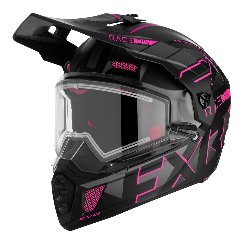 Шлем FXR Clutch X Evo с подогревом Electric Pink, XS