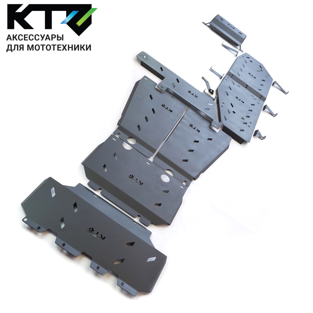 Комплект защит для TANK 700 3.0 АКПП 4WD 2025, сталь 3 мм KTZ