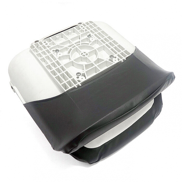 Купить кресло складное мягкое premium designer high back seat, серый/чёрный по цене  Низкие цены. Большой выбор. Доставка по всей России. Интернет-магазин в Москве. Только положительные отзывы!