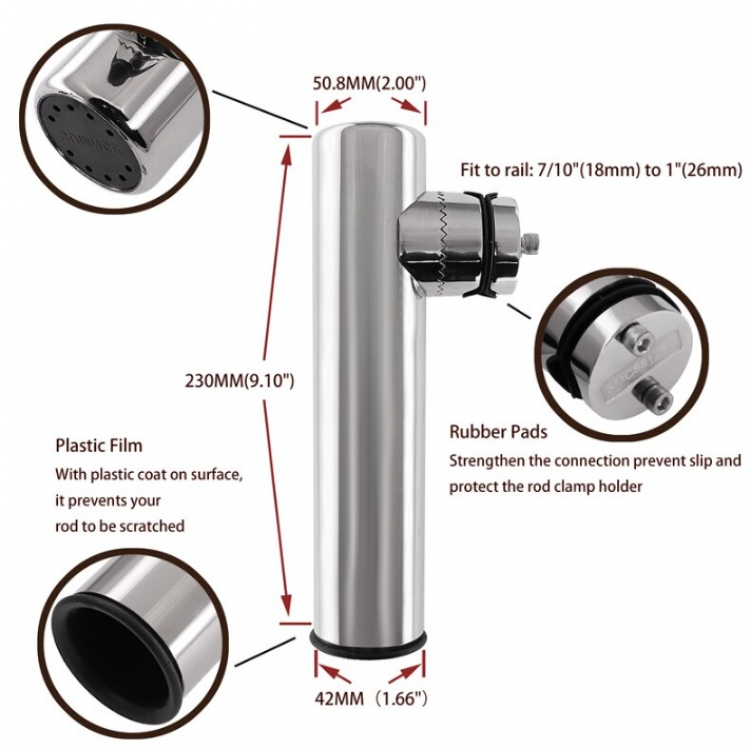 Купить держатель для удочки на леер лодку катер яхту нержавейка по цене 2 900 р. Низкие цены. Большой выбор. Доставка по всей России. Интернет-магазин в Москве. Только положительные отзывы!