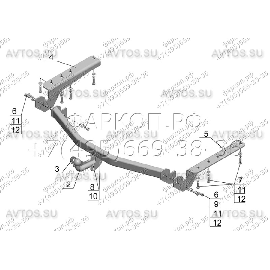 Купить фаркоп toyota rav4 2009-2013 - ty 23 avtos по цене 11 628 р. Низкие цены. Большой выбор. Доставка по всей России. Интернет-магазин в Москве. Только положительные отзывы!