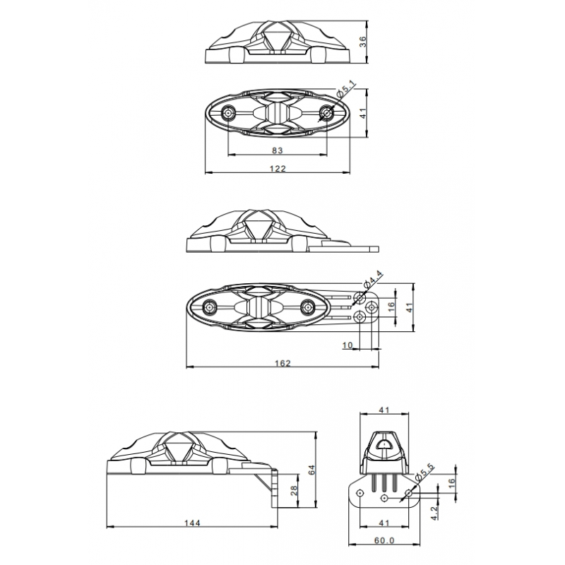 Купить фонарь габаритный fristom ft-038 cb ii led 2-х функциональный светодиодный с угловым кронштейном по цене . Низкие цены. Большой выбор. Доставка по всей России. Интернет-магазин в Москве. Только положительные отзывы!
