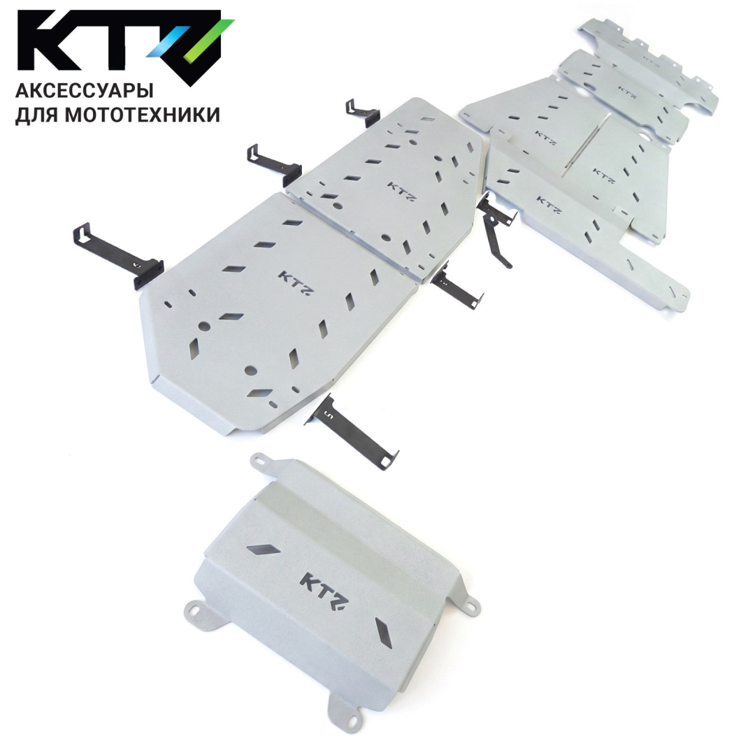 Комплект защит для TANK 700 3.0 АКПП 4WD 2025 алюминий 5 мм KTZ