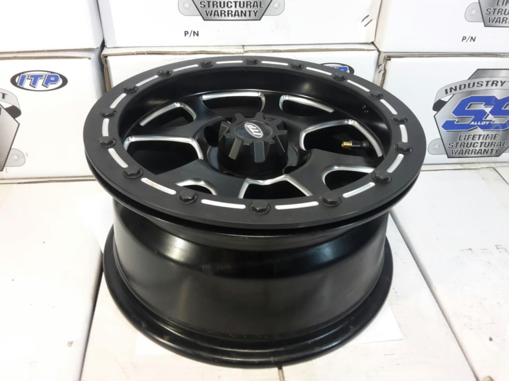 Диск для квадроцикла ITP Tsunami BeadLock 14x7 4/115 5+2 BLK w. milled - Б/У для квадроцикла по низкой цене в Москве. Можете купить недорого и в наличии!Всего 8 721 р.