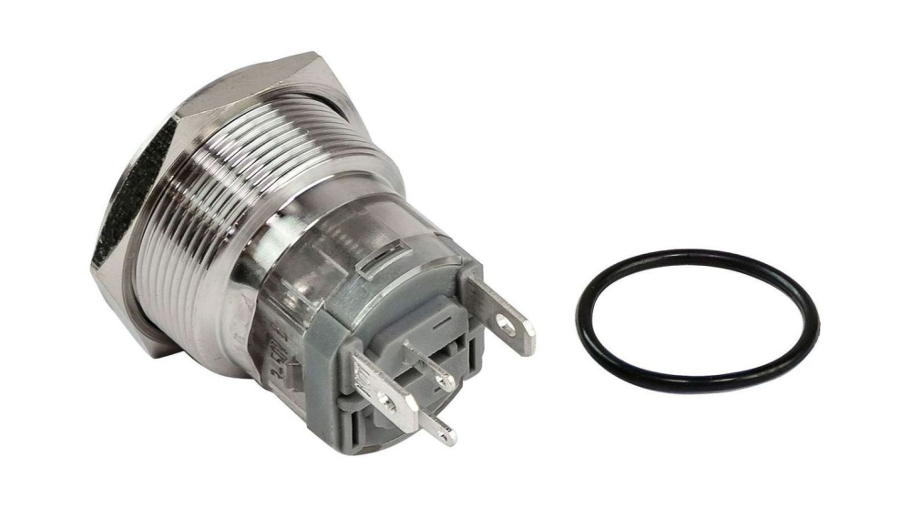 Купить кнопка с фиксацией, подсветка синяя, 12 в, д. 25 мм, marine rocket по цене  Низкие цены. Большой выбор. Доставка по всей России. Интернет-магазин в Москве. Только положительные отзывы!