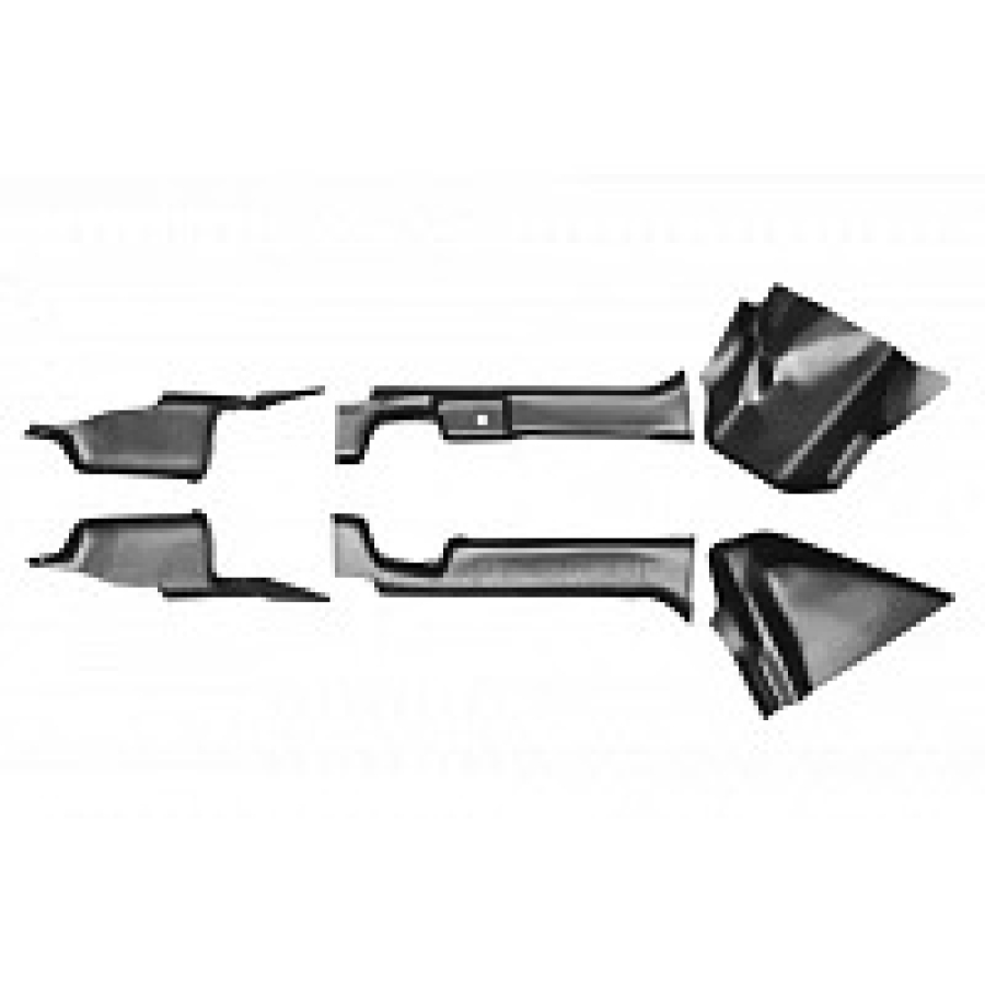 Накладки на ковролин (4 шт) (ABS) Renault Duster 2012-2021, Nissan Terrano 2014-