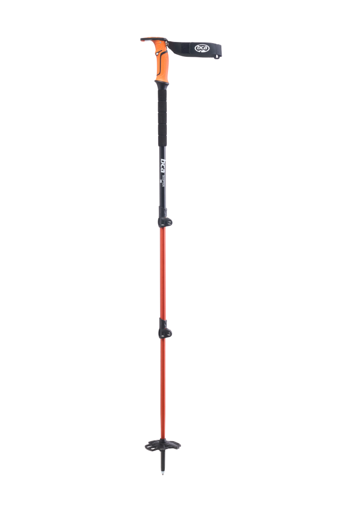 Палки треккинговые BCA SCEPTER 3S black-orange, One Size