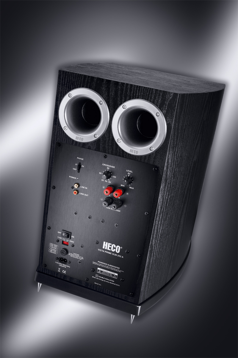 Сабвуфер HECO Victa Prime Sub 252 A, Black