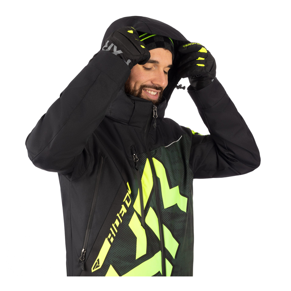 Комбинезон FXR CX F.A.S.T. с утеплителем Army Haze/Glowstick, S