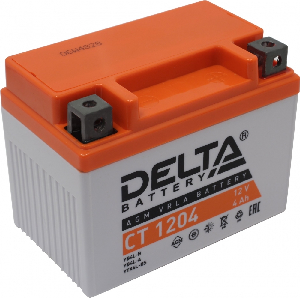 Купить аккумулятор для мототехники 12v 4ah delta ct 1204 (114x70x87) по цене 1 950 р.. Низкие цены. Большой выбор. Доставка по всей России.  Интернет-магазин в Москве. Только положительные отзывы!