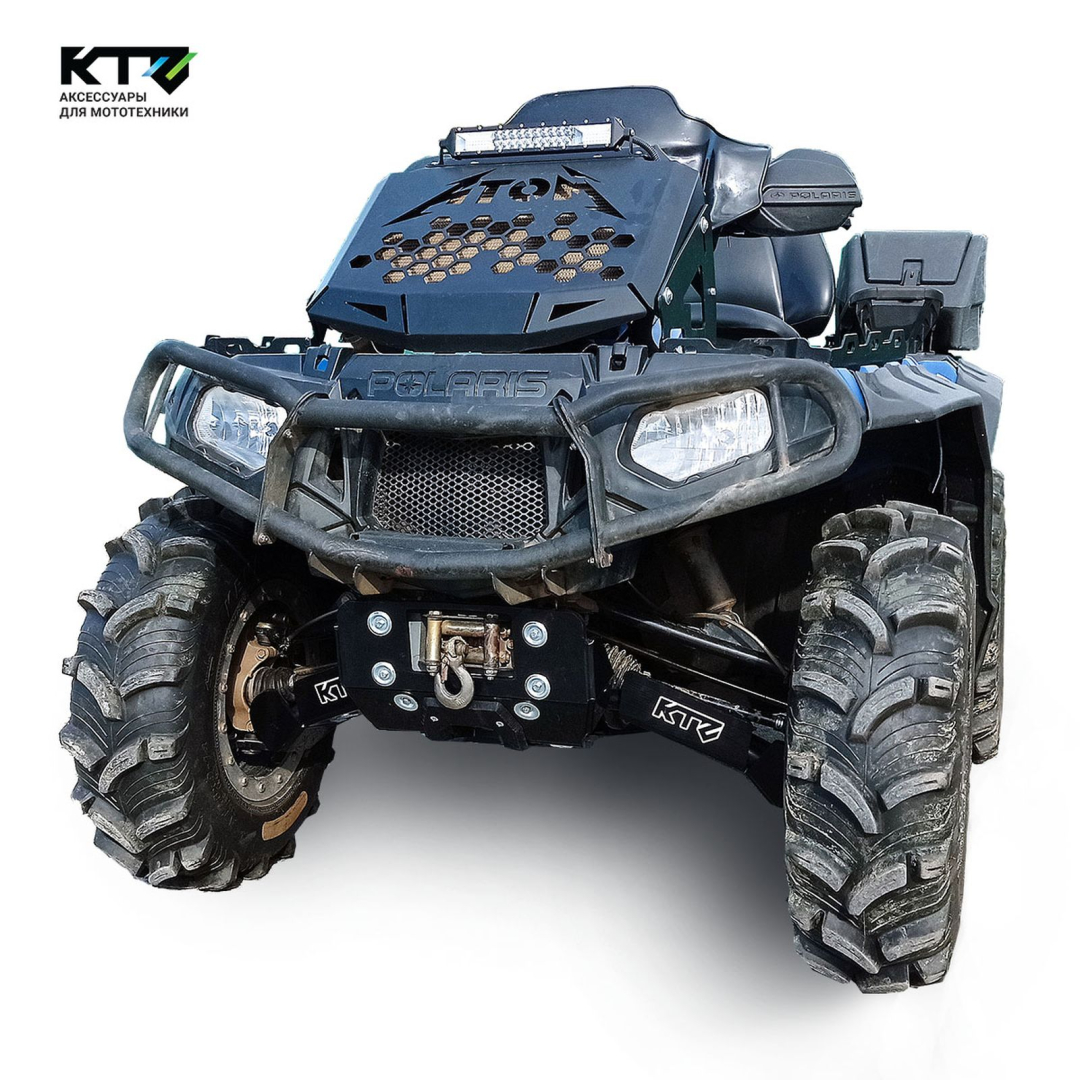 Купить пластиковая защита днища ktz polaris sportsman touring 850 2011-2014 по цене 29 800.00 р.. Низкие цены. Большой выбор. Доставка по всей России.  Интернет-магазин в Москве. Только положительные отзывы!