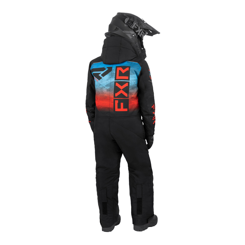 Детский комбинезон FXR Helium с утеплителем Black/Blue-Red Haze, 4