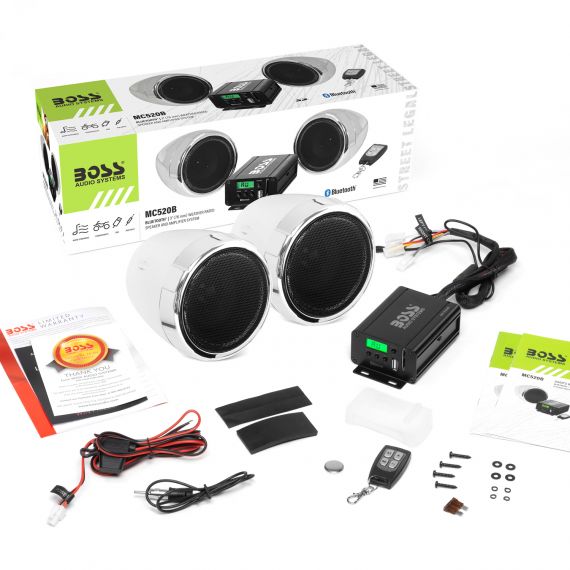 Купить аудиосистема для мотоцикла boss audio mc520b 600 вт (хром) по цене 33 500 р.. Низкие цены. Большой выбор. Доставка по всей России.  Интернет-магазин в Москве. Только положительные отзывы!